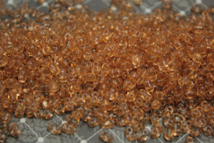 Бисер Чехия TWIN 2.5 x 5 мм 50г 01185 т.оранжевый