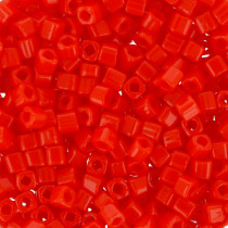Бисер Япония "TOHO" CUBE 1.5 мм 5 г №0050 оранжево-красный
