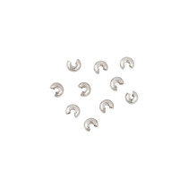 " Zlatka" Кримп покрывной FMK- X02 5 х 3 мм 10 шт 01 под серебро